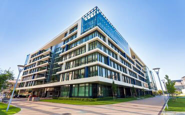 Exterior of a commercial building